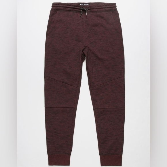 Blue Crown Other - NWT Blue Crown Burgundy Boy's Streaky Slub Joggers